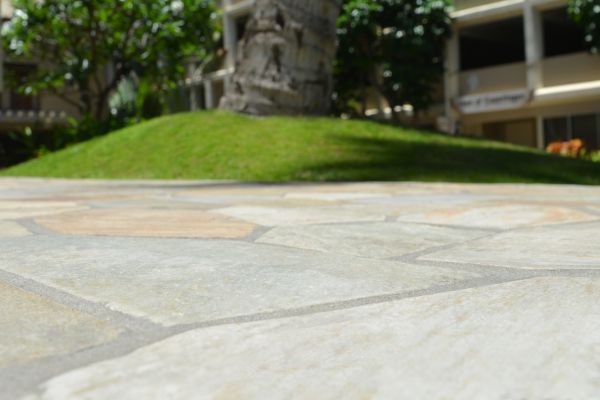 Flagstone Patio Grout Repair