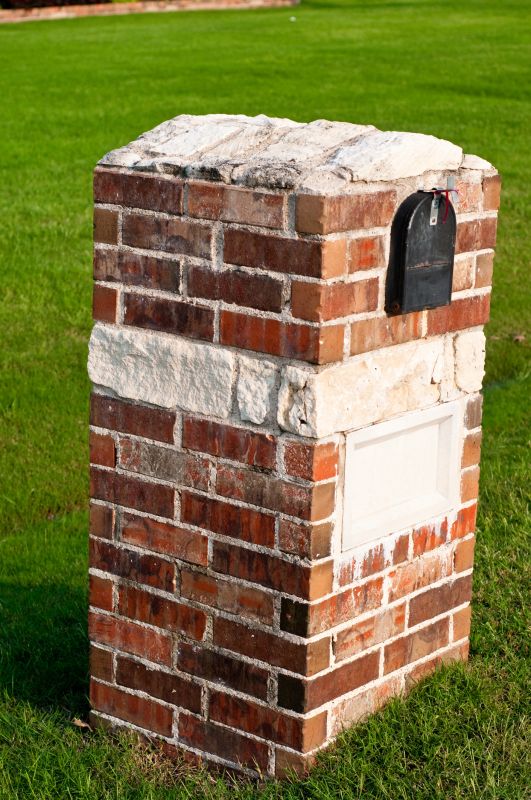 Brick Pillar Installation in Medina, OH