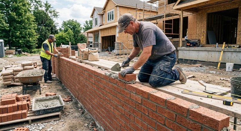 Brick Wall Construction in West Hartford, CT