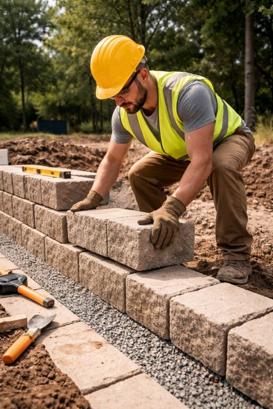 Concrete Blocks Installation in Worcester, MA