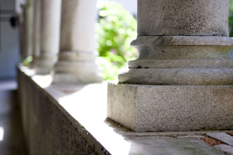 Spring Stone Column Repair